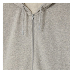 American Vintage - Hooded Zip-up Sweatshirt | Grey Melange