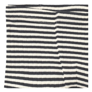 Wheat - Pack of 2 Louis Ribbed Striped Organic Cotton Boxer Briefs | Black