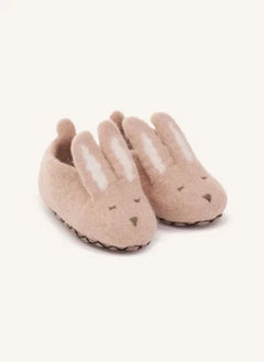 Muskhane - Felt Bunny Slippers | Powder pink
