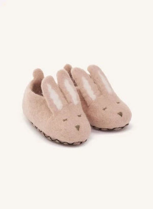 Muskhane - Felt Bunny Slippers | Powder pink