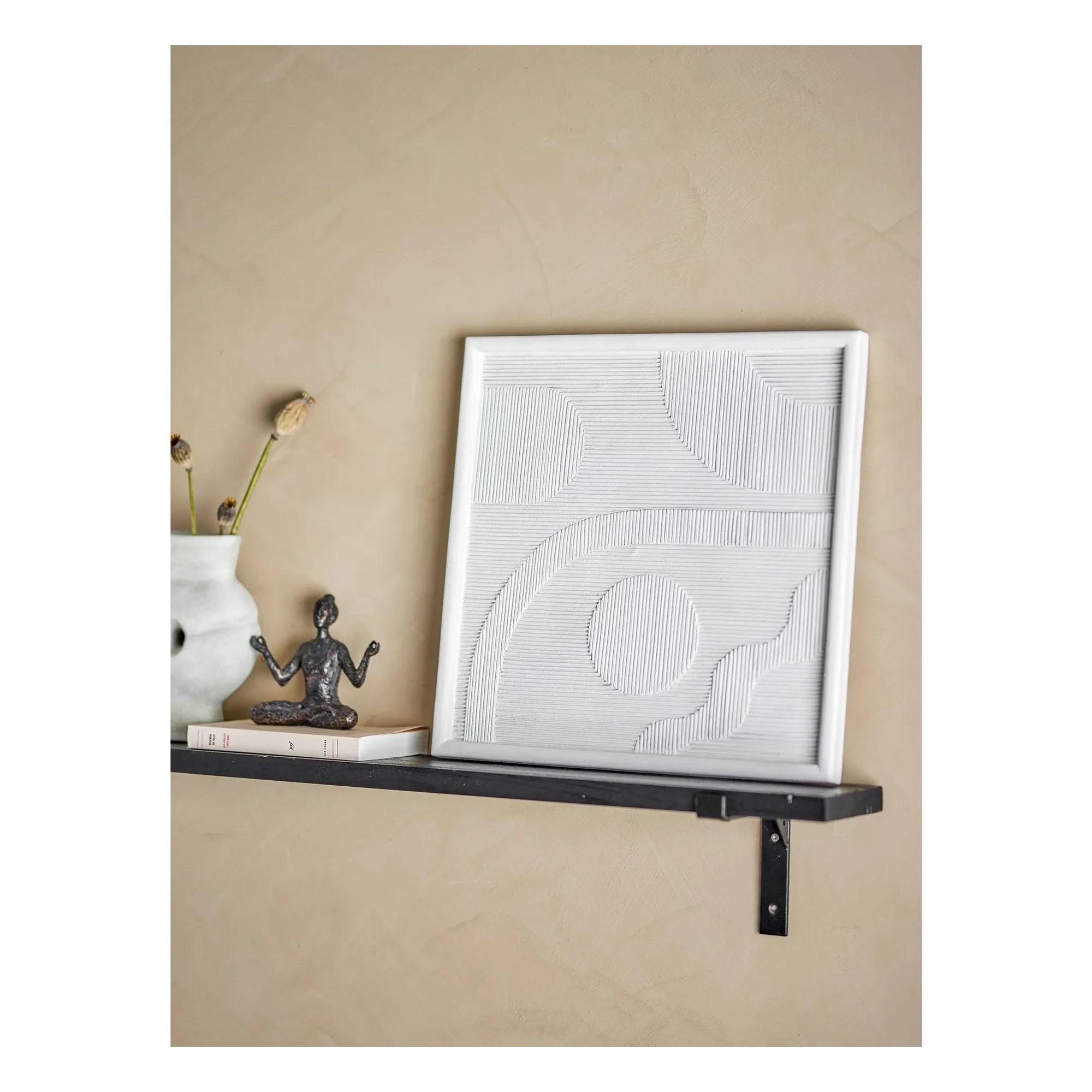 Bloomingville - Patina Polyresin Wall Decor | White
