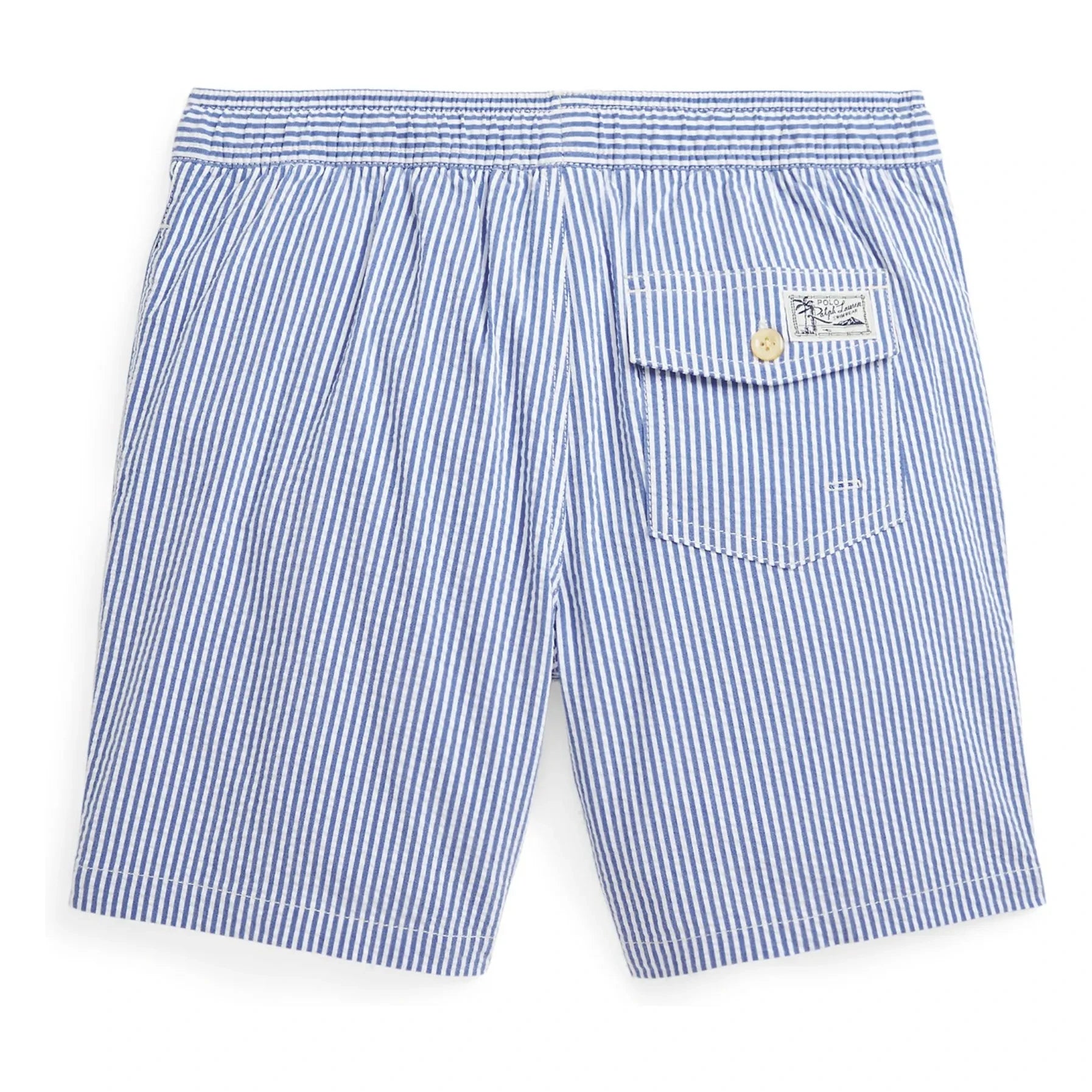 Ralph Lauren - Recycled Fiber Striped Swimsuit Shorts | Blue