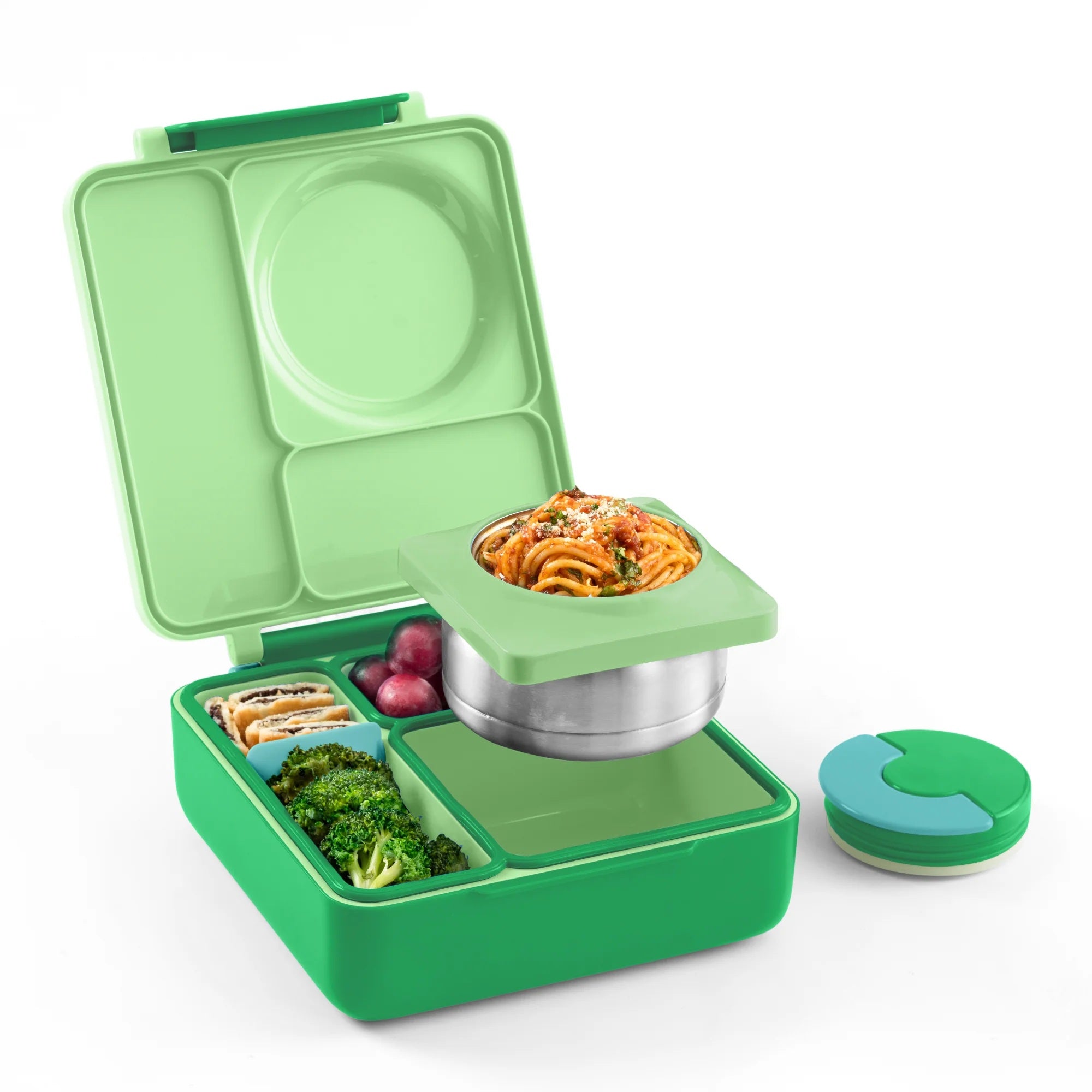 Omiebox - Thermal Insulated Apple Green Bento Lunch Box