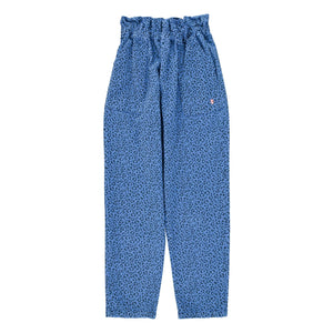 Sisters Department - Cotton Leopard Pants | Blue