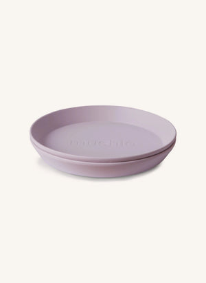 Mushie - Plates - Set of 2 | Lilac