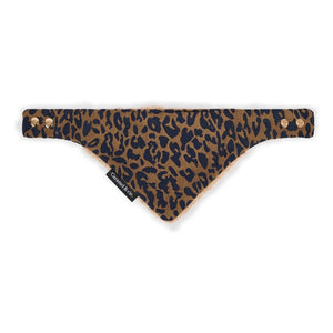 Caramel & Cie - Leopard Dog Bandana | Brown