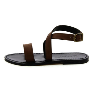 K.Jacques - Calfat Nubuck Sandals | Brown