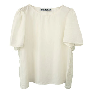 THEAVANT - Top La Fille Lace | White