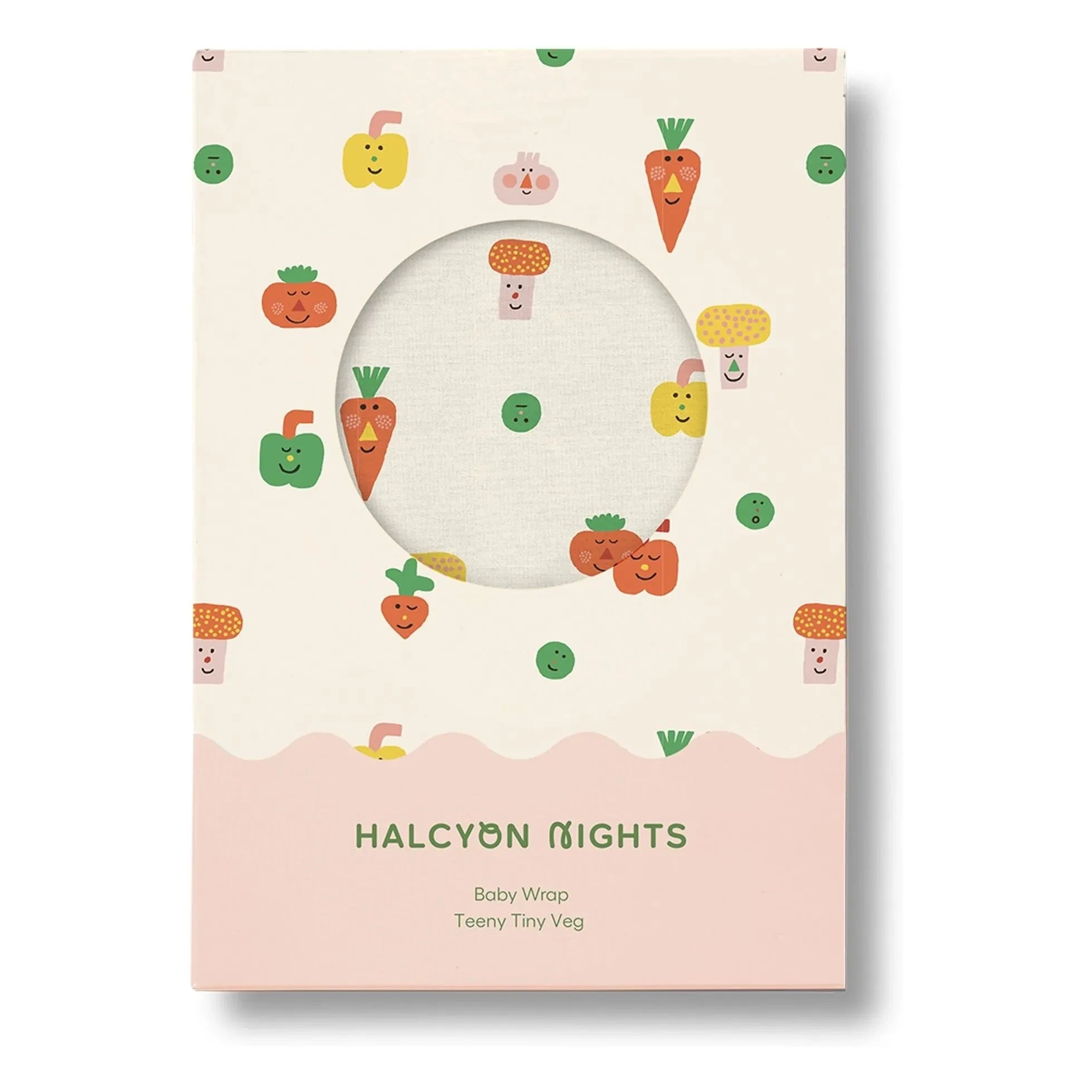 Halcyon Nights - Organic Cotton Carrot Swaddle Cloth | Ecru