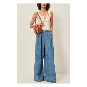 Sessùn - Camargo Strap Tank Top | Ecru