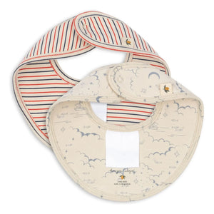 Konges Sløjd - Marino Bandana Bibs - Set of 2 | Beige