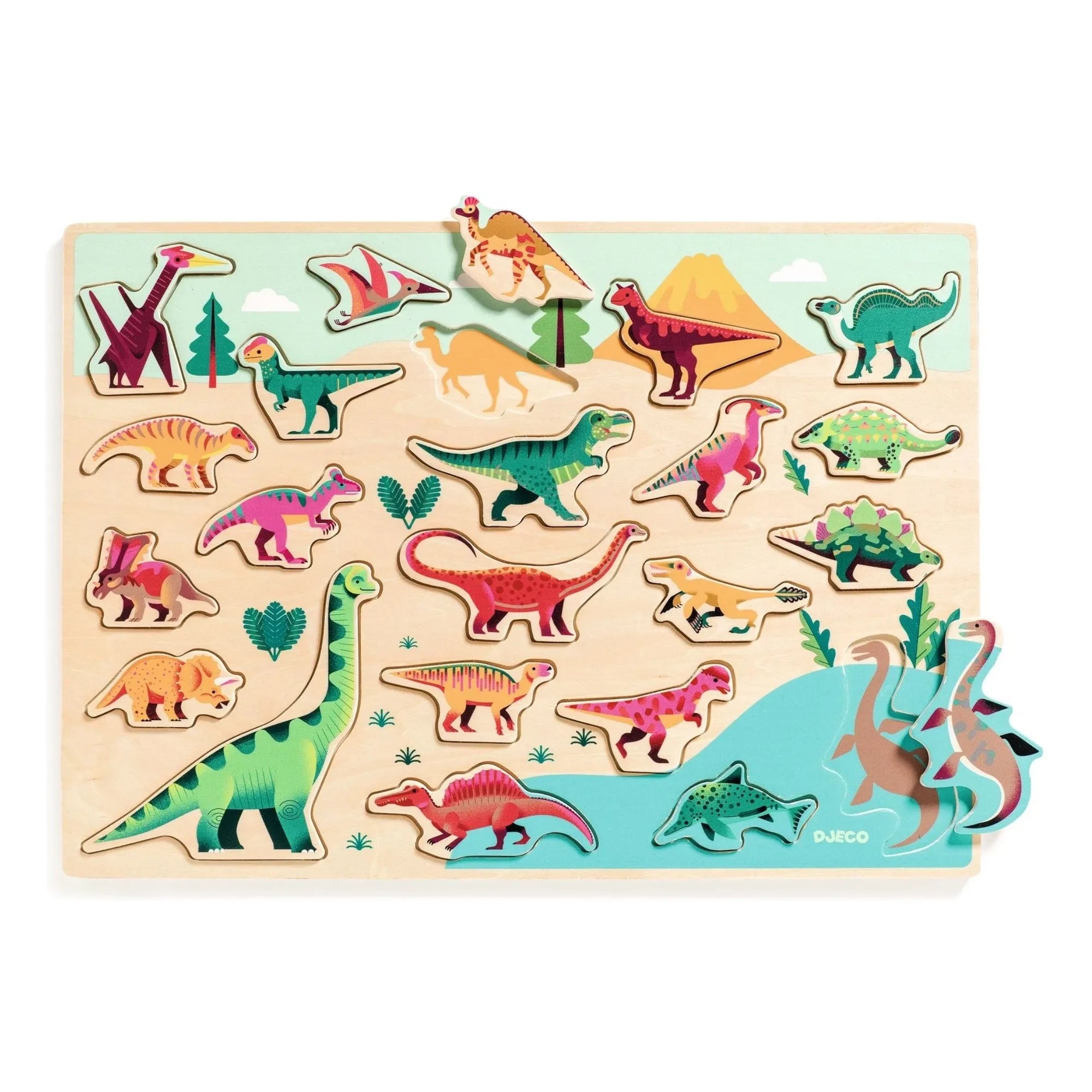 Djeco - Dino Wooden Puzzle
