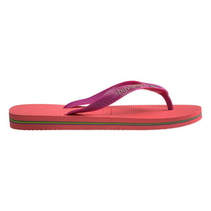 Havaianas - Brasil Logo flip flops | Coral