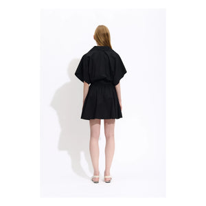 BELLEPIECE - Tara Cotton Poplin Dress | Black