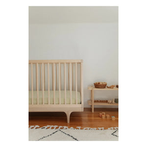 Soft Spot - Organic Cotton Elastic Fitted Sheet | Pea
