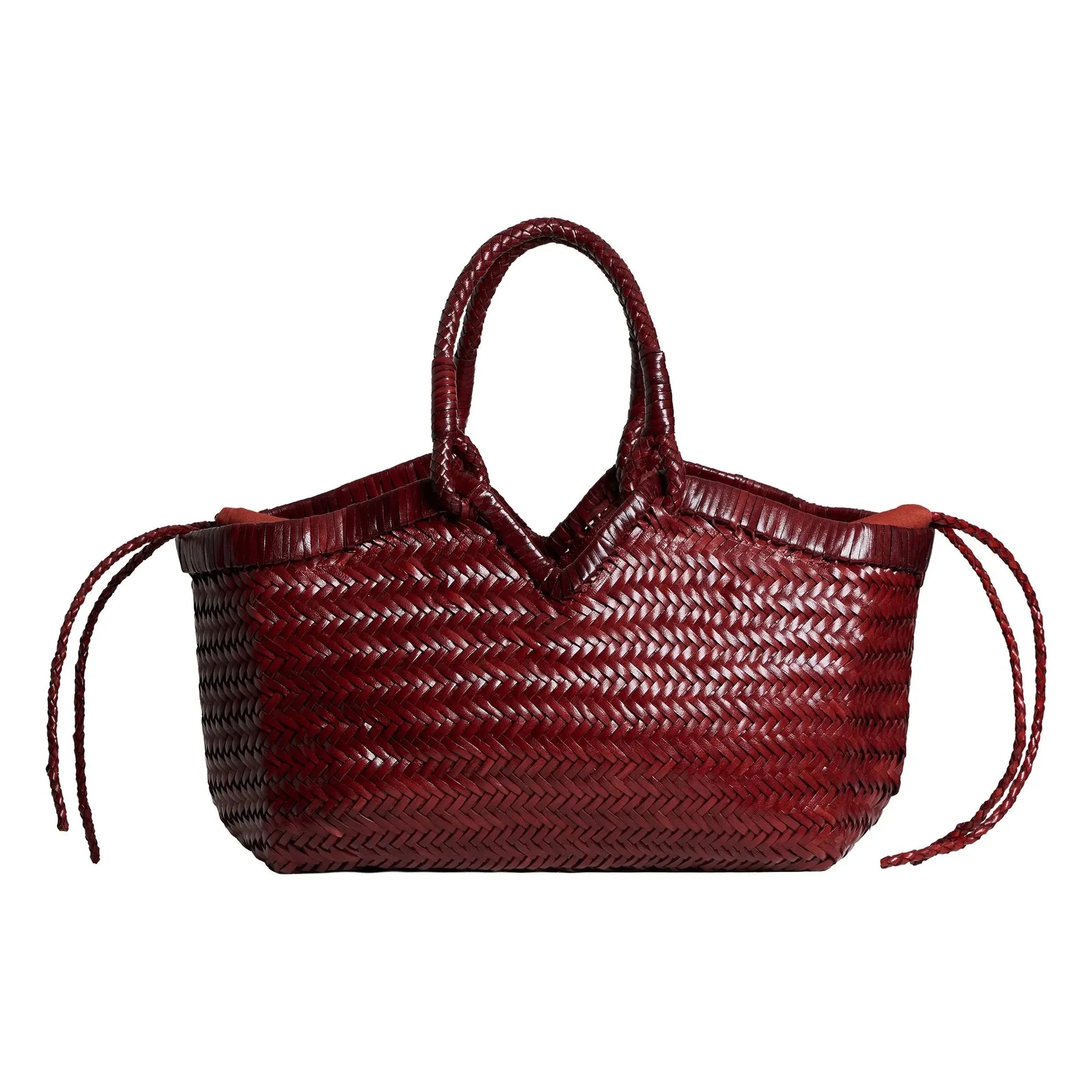 Vipera - Crudelia Leather Tote | Dark Red