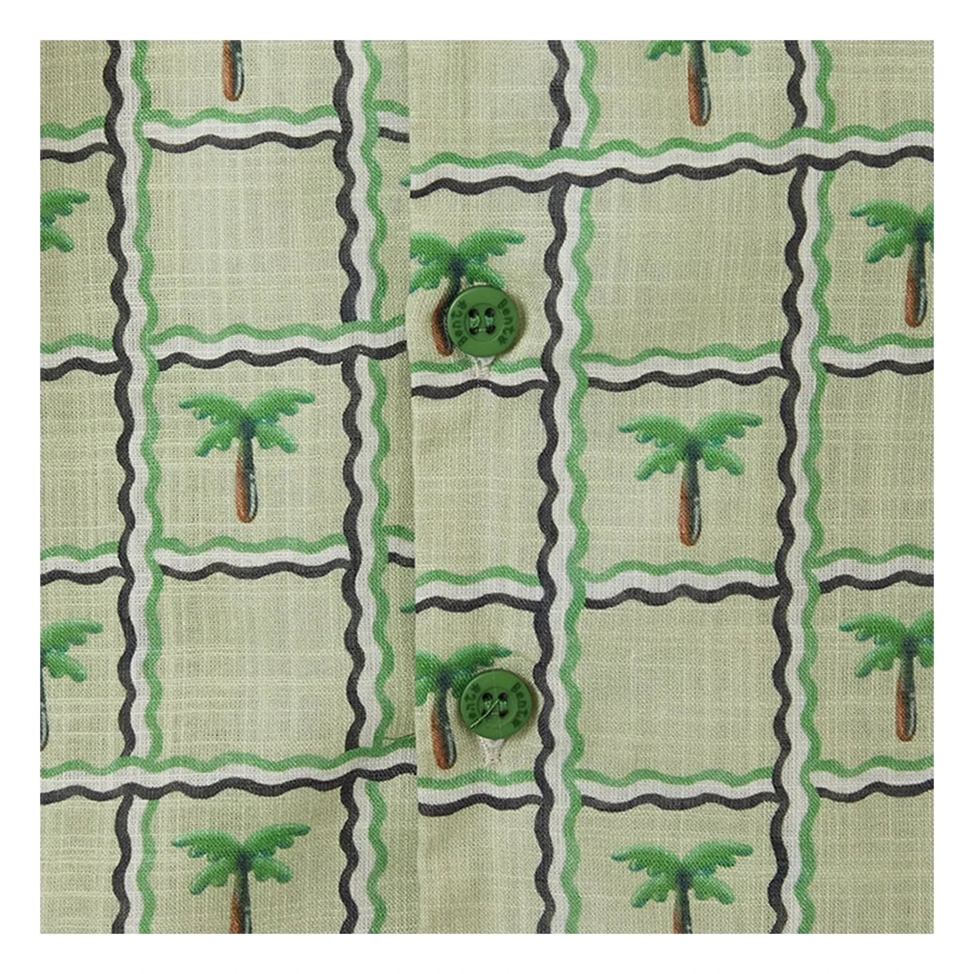 Fabula - Palm tree shirt | Light green