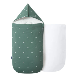 Les Petites Billes - Double-Sided All-Season Baby Nest | Green