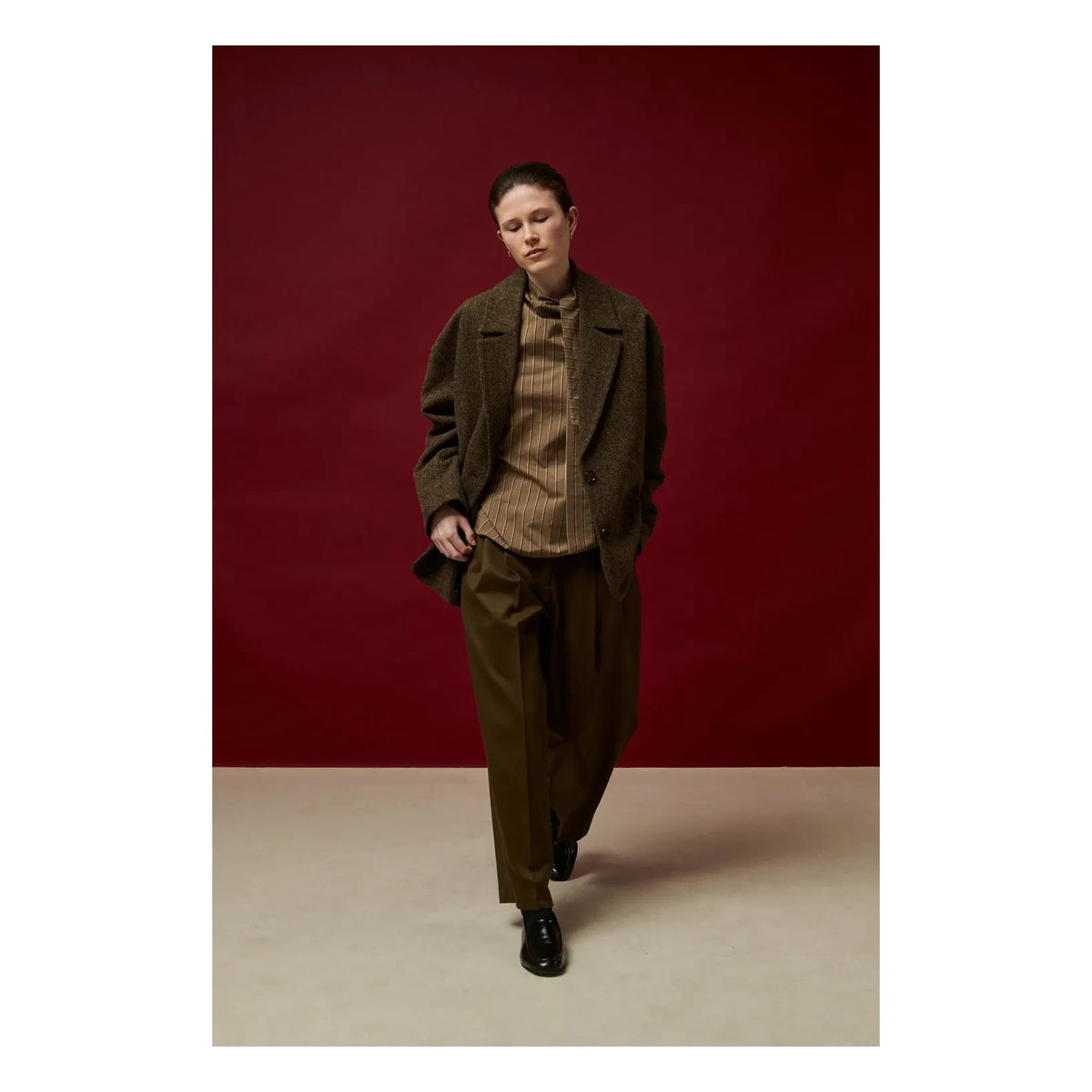 BELLEPIECE - Conrad Wool Trousers | Bronze