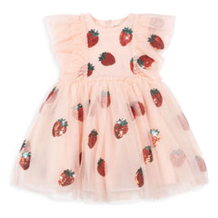 Konges Sløjd - Yvonne Strawberry Tulle Dress | Pink