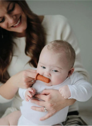 Mushie - Baby Toothbrushes - Set of 2 | Terracotta