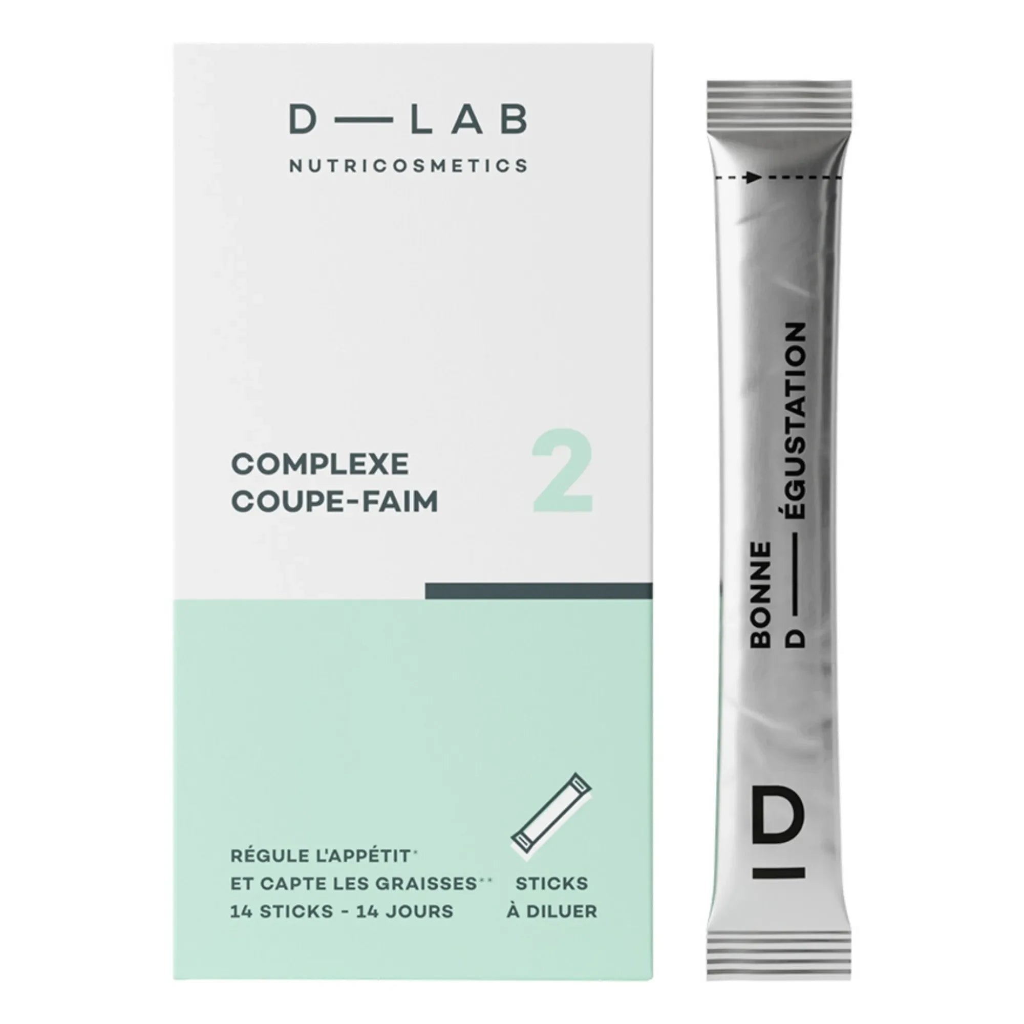 D-LAB NUTRICOSMETICS - Appetite Suppressant Complex - 14 sticks