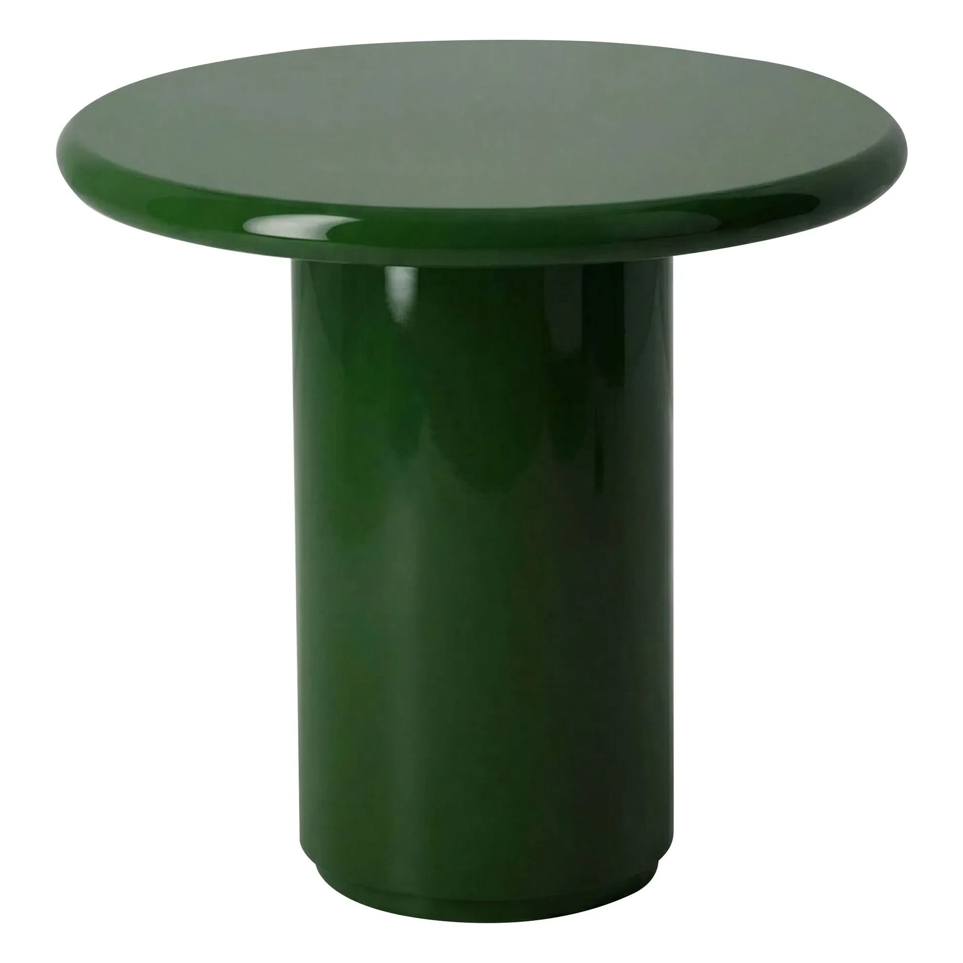 House of Capricorn - Amendoeira lacquered wood side table | Green