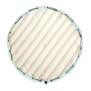 Play and Go - Noomad Outdoor Bag / Mat - Stripes | Light Blue