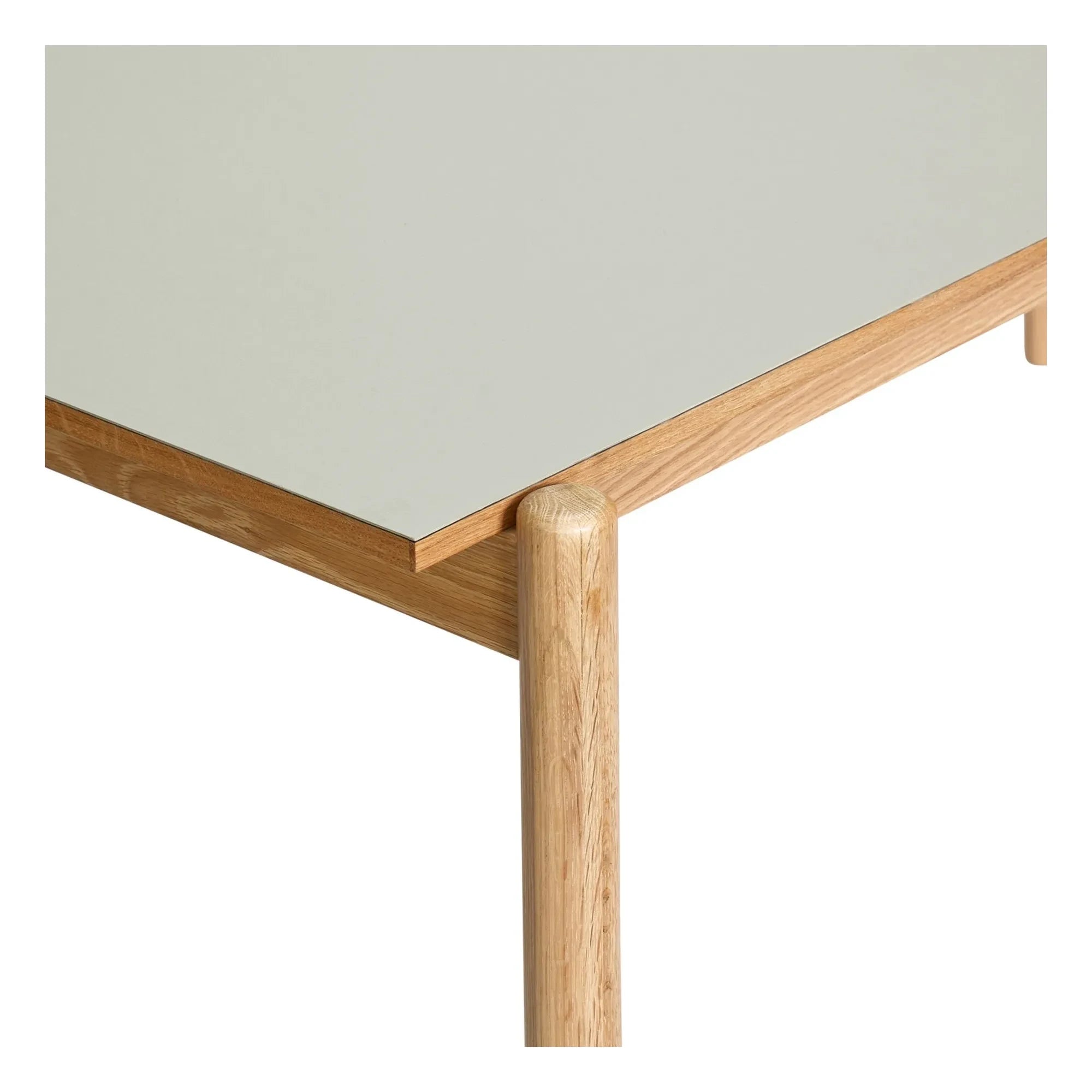 Hübsch - Oblik Oak Table | Light Gray