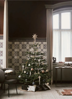 Ferm Living - Marble Effect Ornament Ball - Set of 4