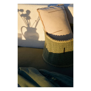 Lorena Canals - Dokuma saklama sepeti | Yeşil