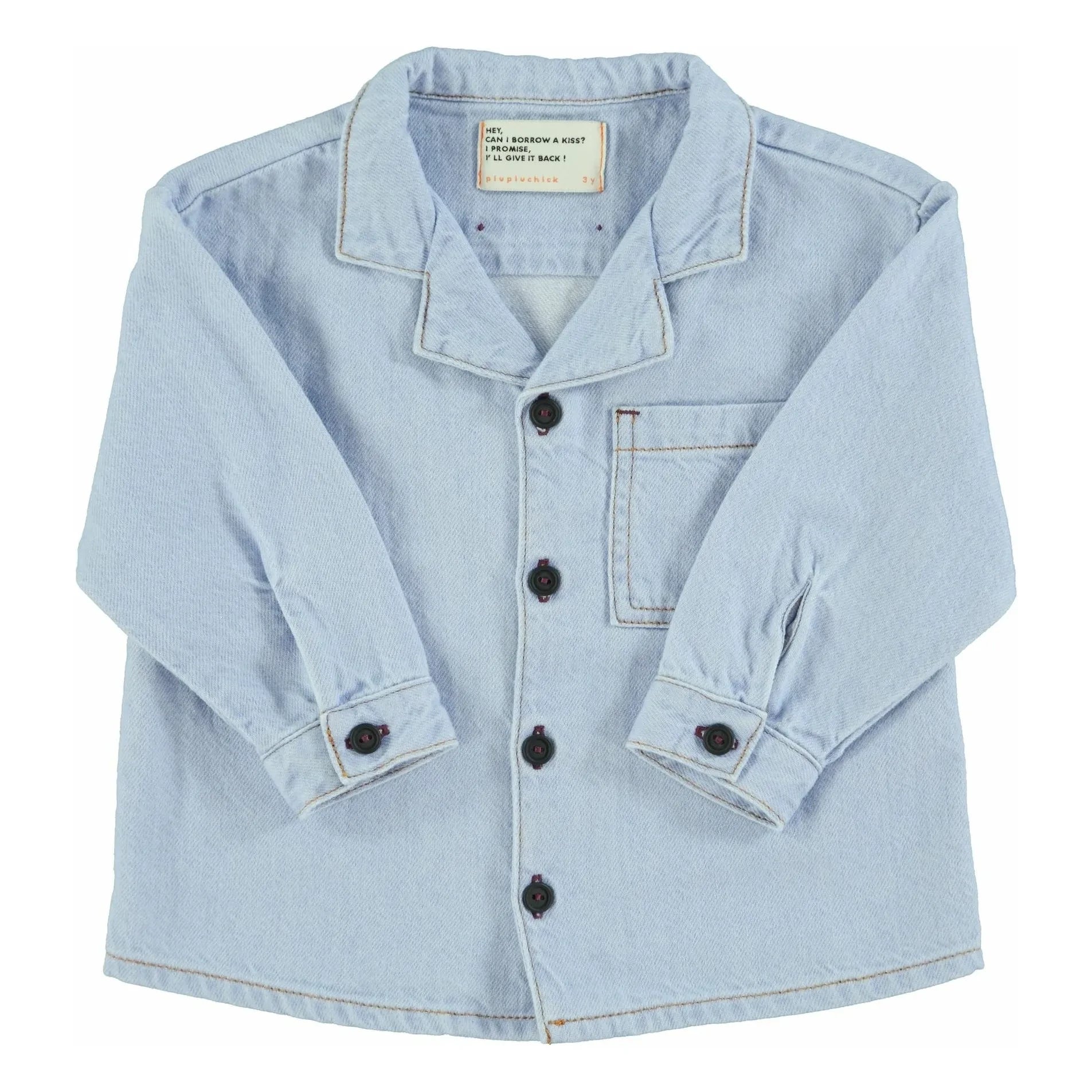 Piupiuchick - Denim Shirt | Light Blue