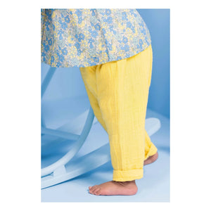 Bonton - Laos Cotton Gauze Pants | Yellow