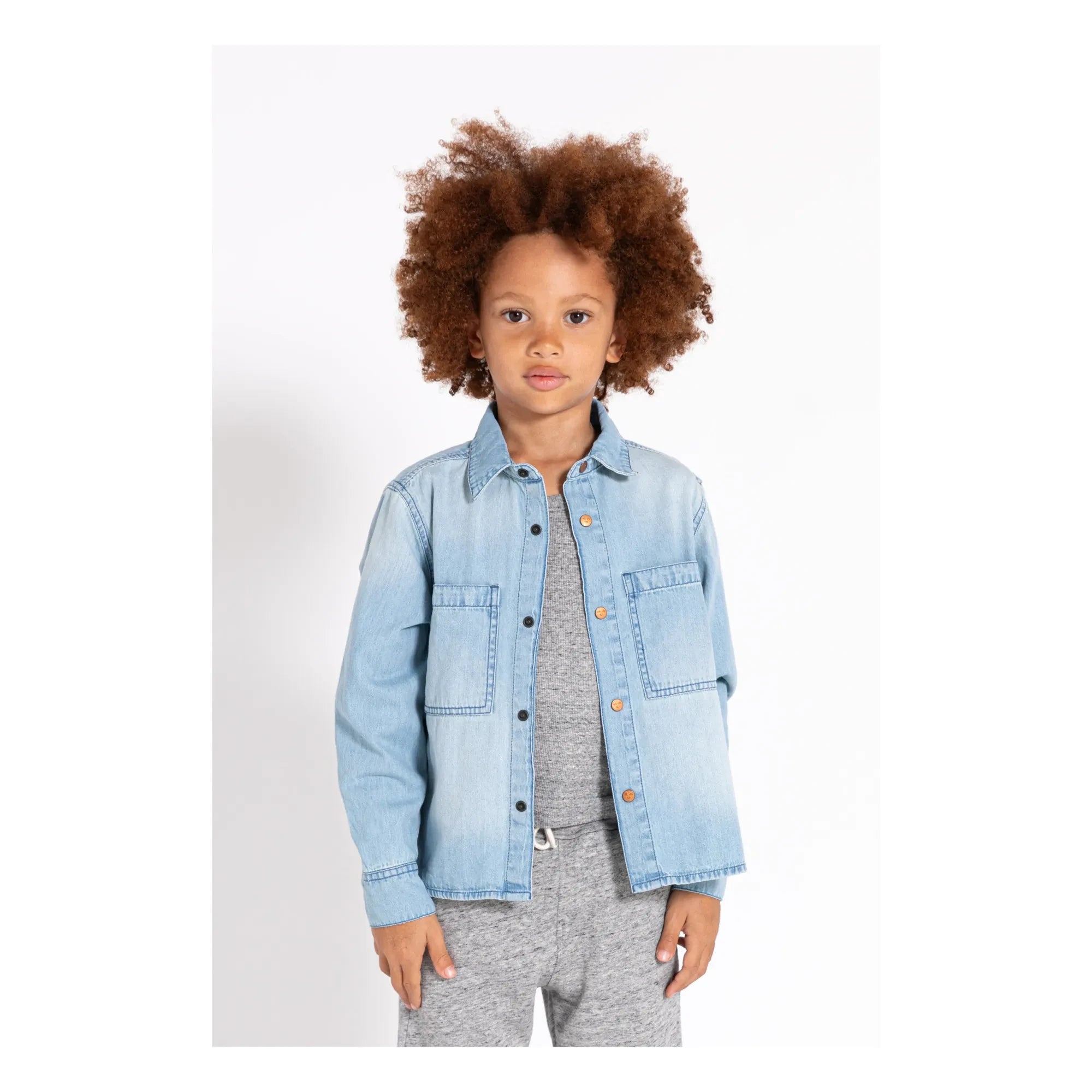 Finger in the Nose - Enara Shirt | Bleached Denim