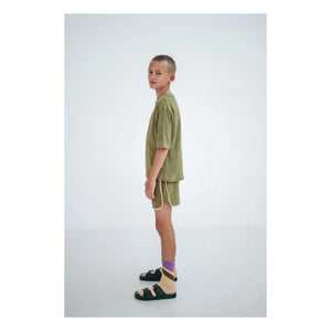 Repose AMS - Organic cotton towel T-shirt | Khaki