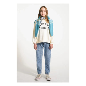 Piupiuchick - Rock Star Organic Cotton Sweatshirt | Ecru