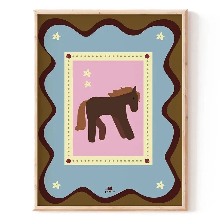 Ma petite vie - "The Horse" Poster | Brown