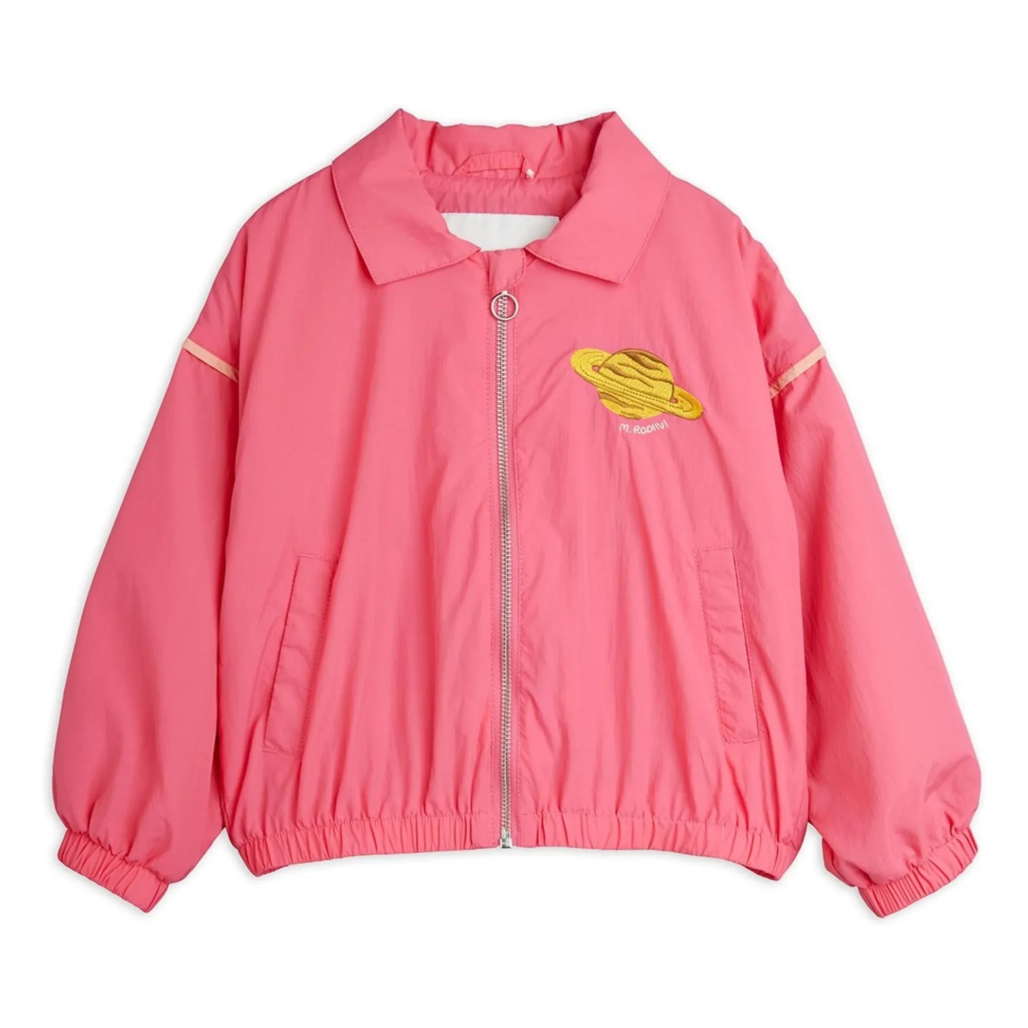 Mini Rodini - Recycled Fiber Bomber Jacket | Pink