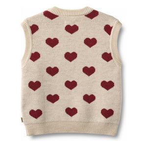 Wheat - Gaby Knitted Merino Wool Sweater | Beige