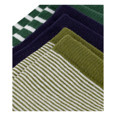 Petit Bateau - Set of 3 Striped Socks | Green