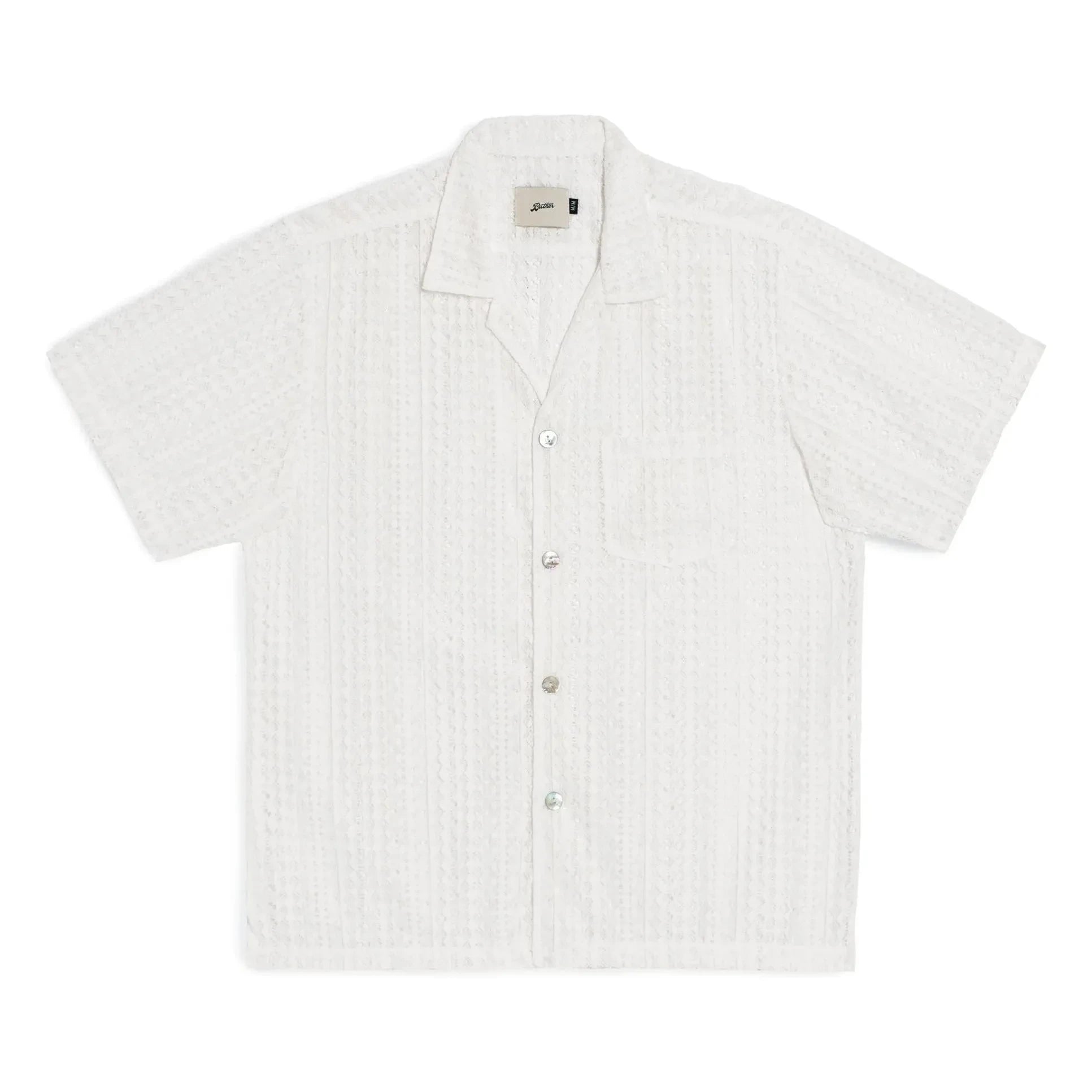 Bather - Gonzo Lace Shirt | White