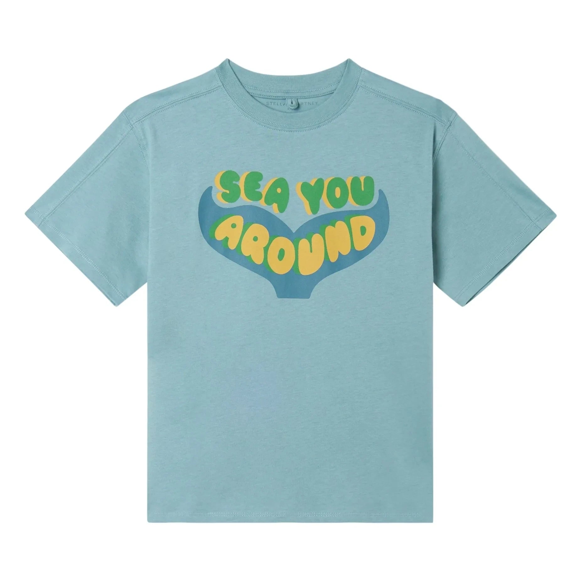 Stella McCartney Kids - See You Around T-Shirt | Turquoise