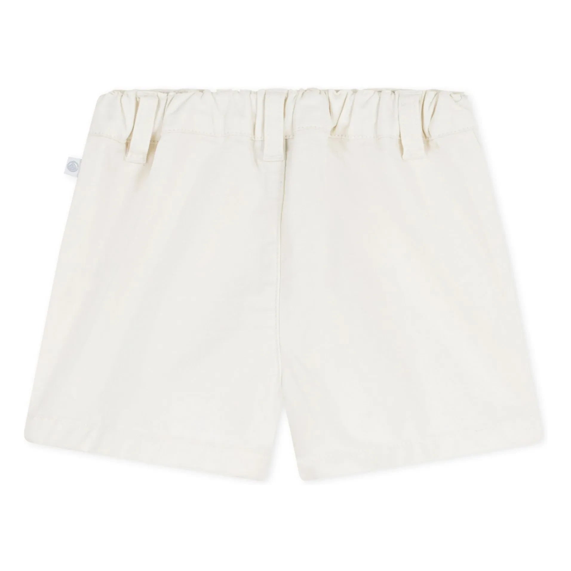 Petit Bateau - Organic Cotton Twill Shorts | White