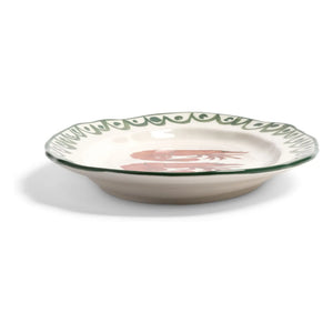 &Klevering - Porcelain Plate Siren Shrimp | Green