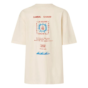 Samsoe Samsoe - Sagergei Cotton T-Shirt | Off White