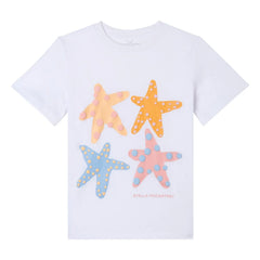 Stella McCartney Kids - Etoiles de Mer organic cotton T-shirt | White