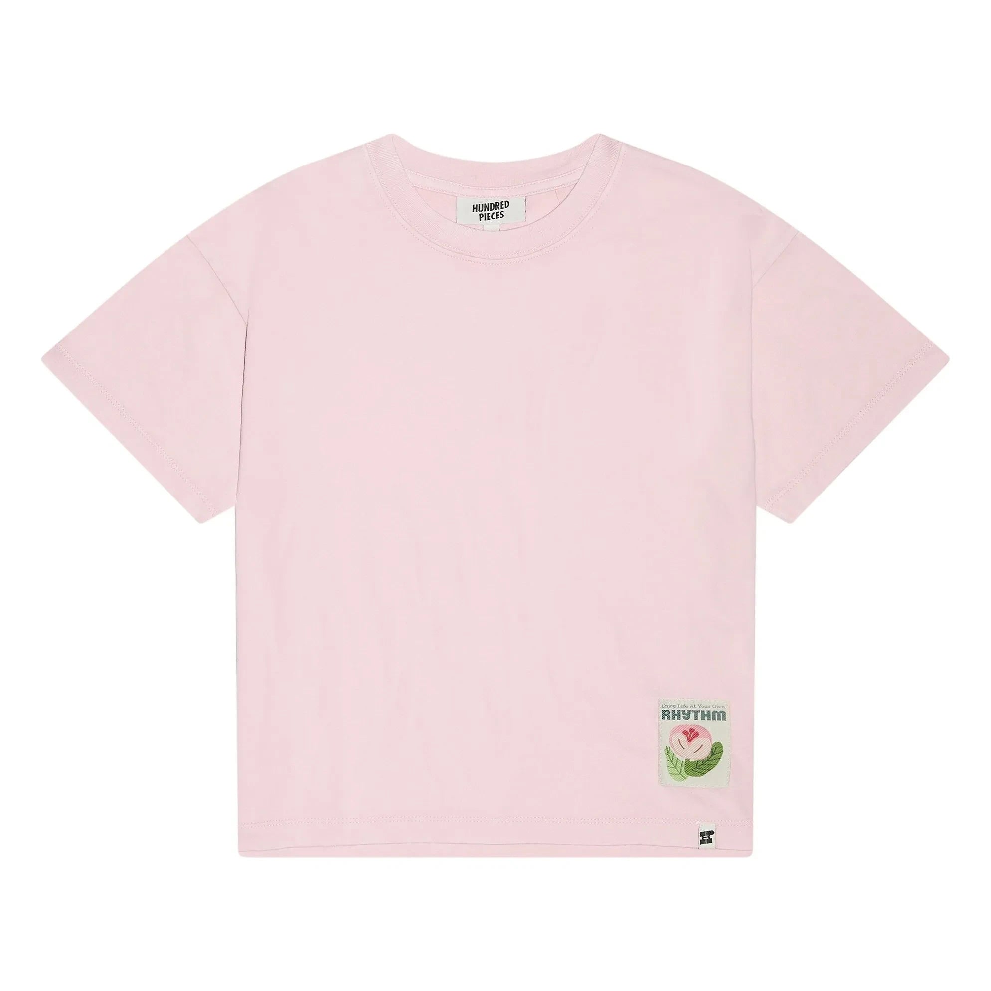 Hundred Pieces - Luna Organic Cotton T-Shirt | Powder Pink