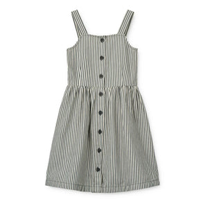 Liewood - Striped Zia Dress | Gray Blue