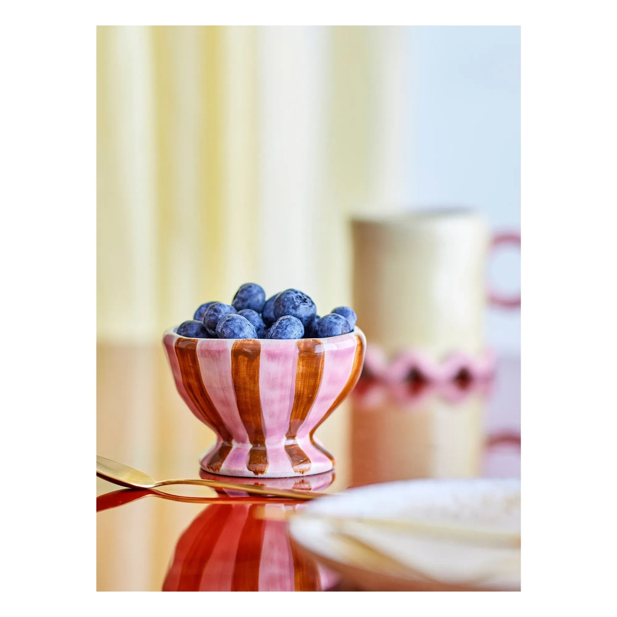 Bloomingville - Nini Stoneware Bowl | Pink
