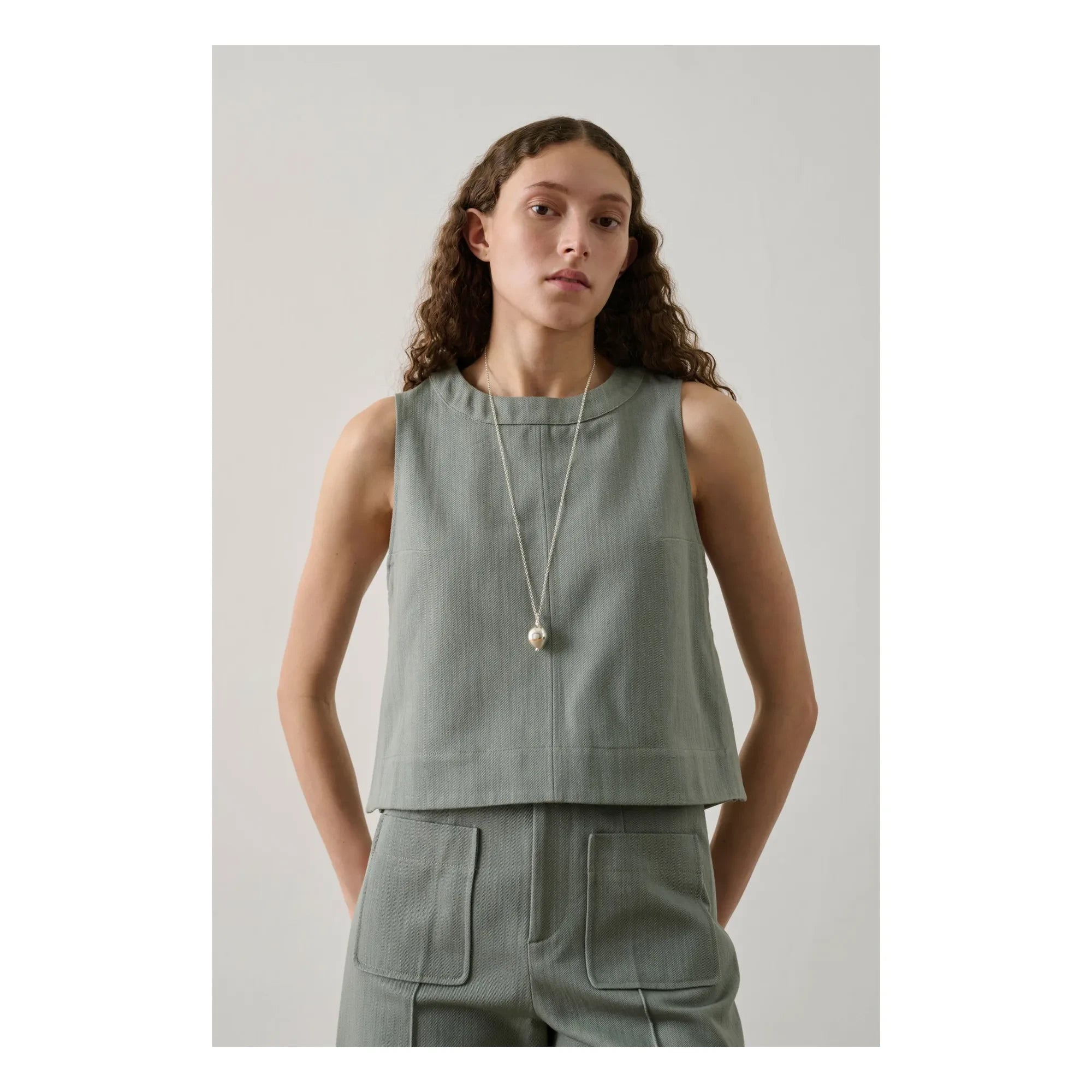 Soeur - Pampas Cotton Top | Green water